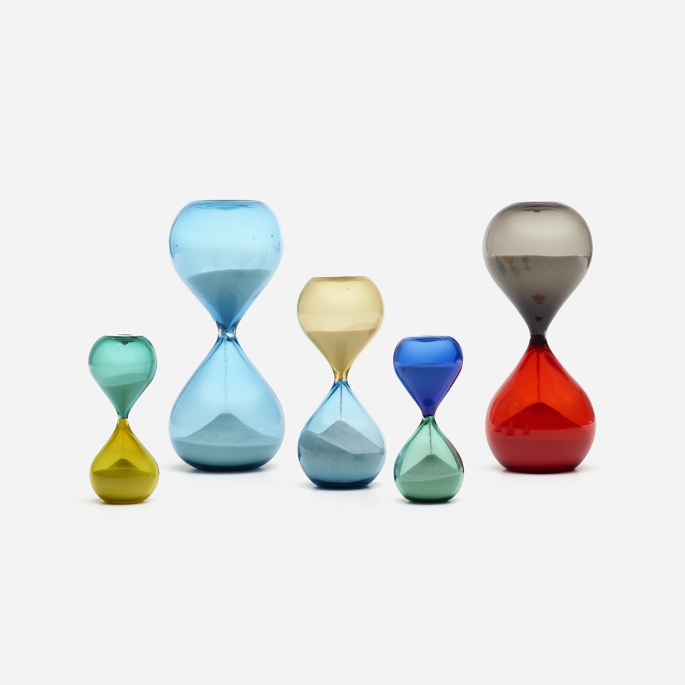 Clessidre, set of five by Paolo Venini