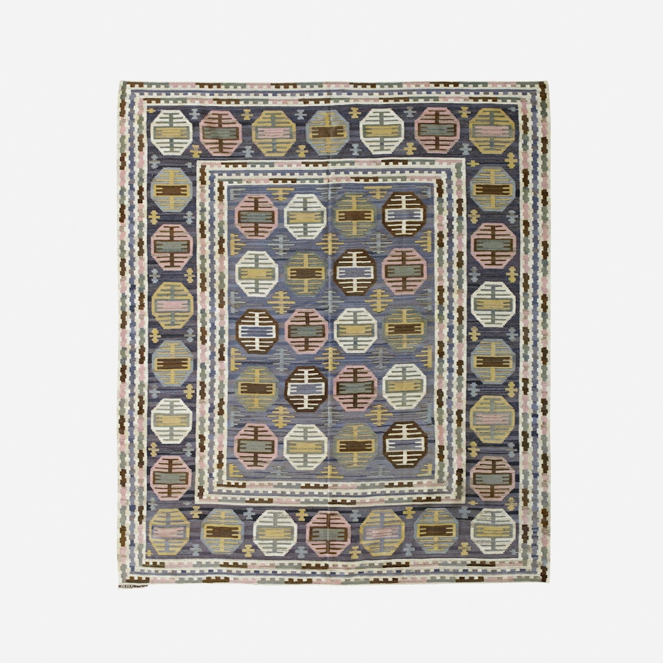 Dukater flatweave carpet by Märta Maas-Fjetterström