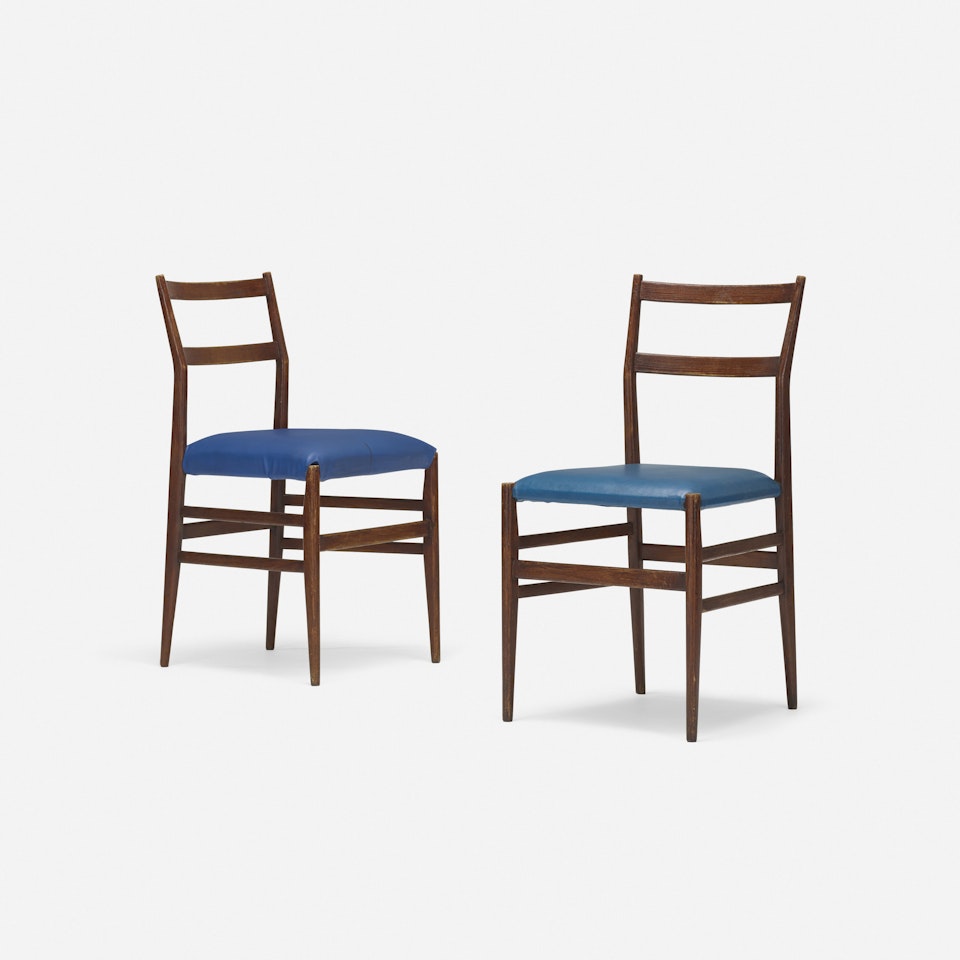 Leggera chairs, pair by Gio Ponti