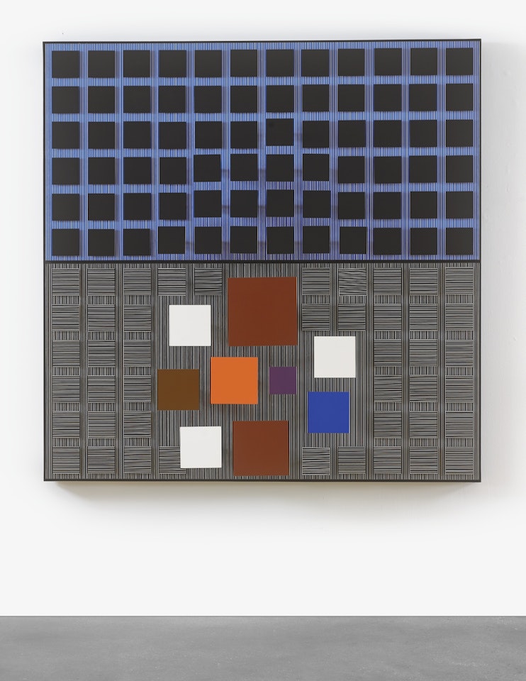 BLEU ET NOIR SUPÉRIEUR by Jesus Rafael Soto