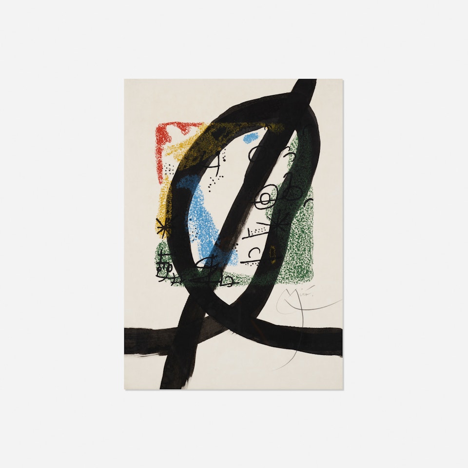 Les Essències de la Terra (one plate) by Joan Miró