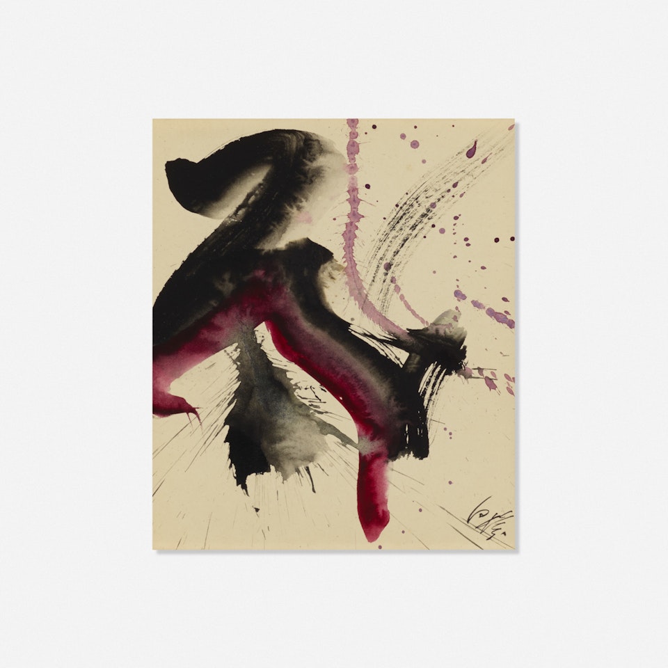 Work by Kazuo Shiraga