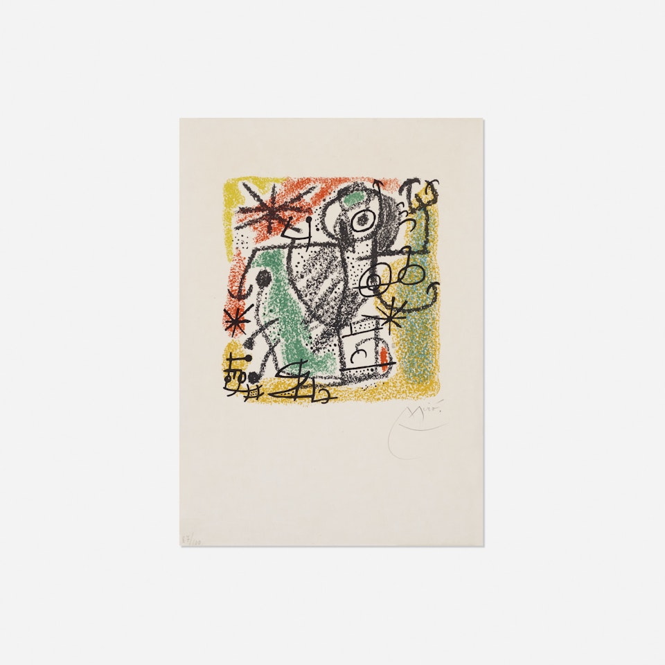 Les Essències de la Terra (one plate) by Joan Miró