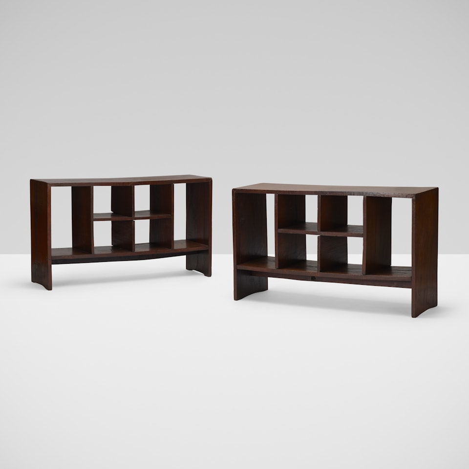 pair of file racks from the Administrative Buildings, Chandigarh by Pierre Jeanneret