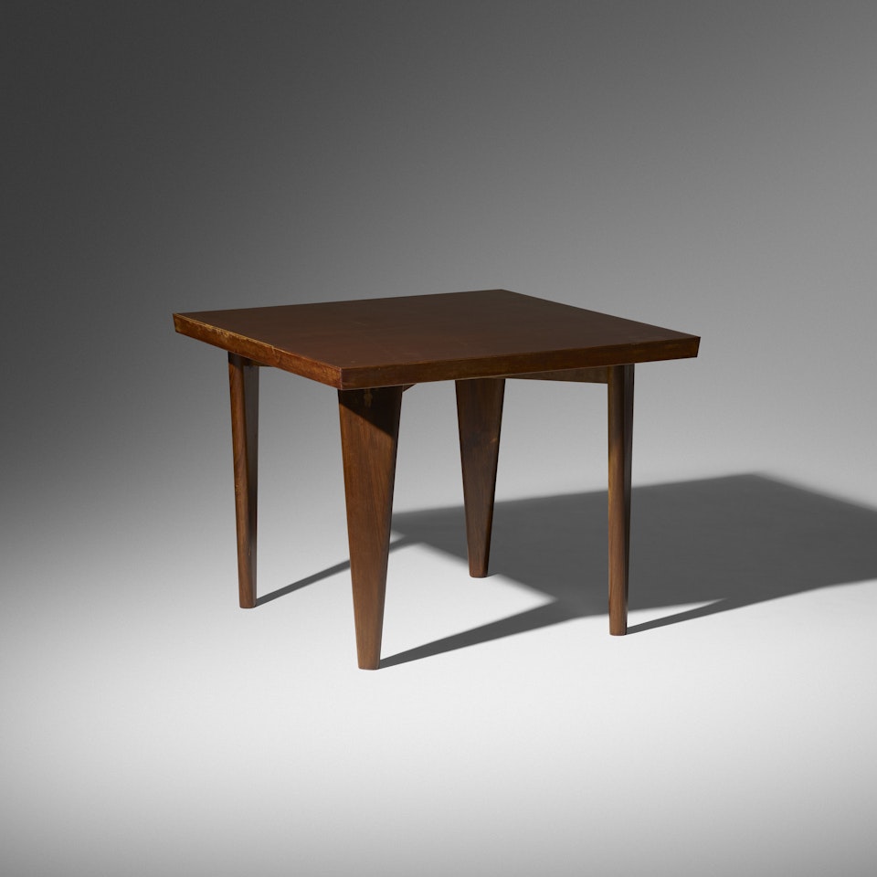 dining table from the Cafeteria at Punjab University, Chandigarh by Pierre Jeanneret