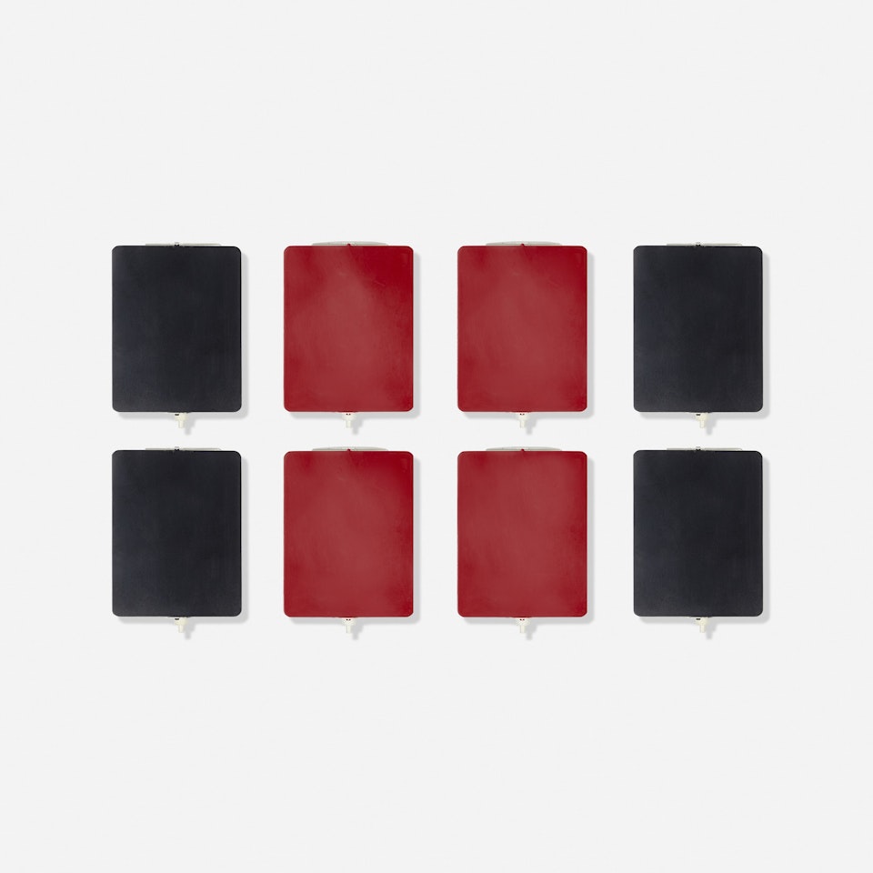 wall sconces, set of eight by Charlotte Perriand