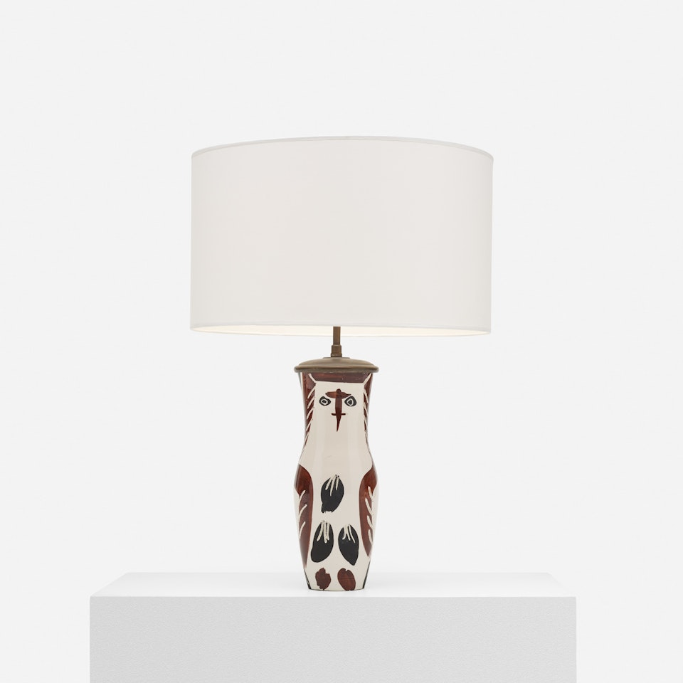 Chouetton table lamp by Pablo Picasso