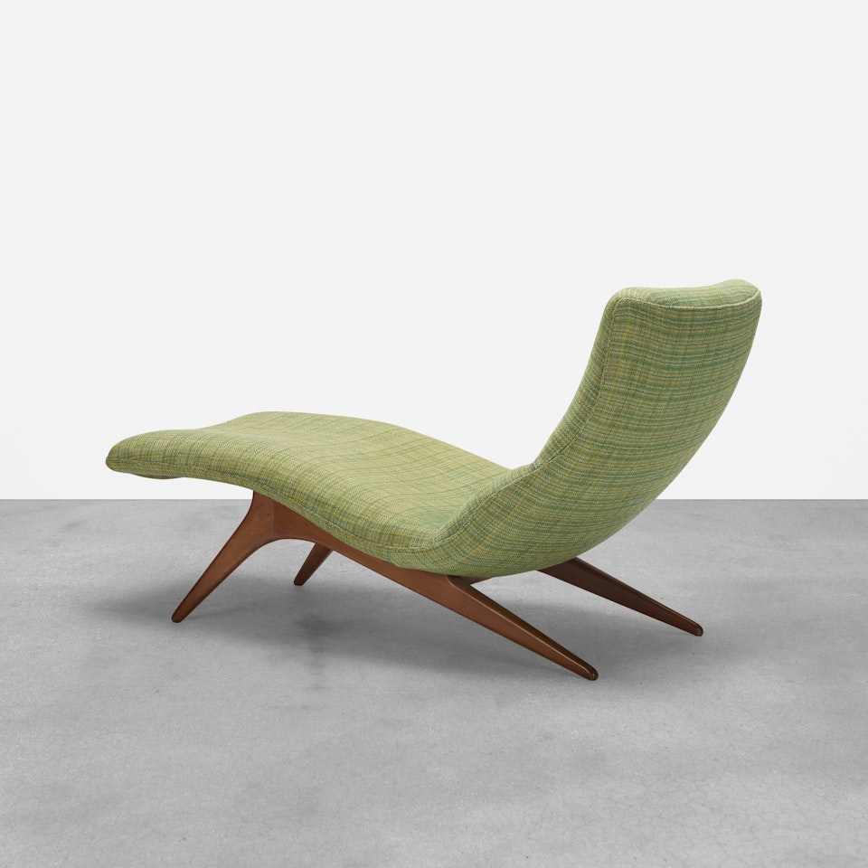 chaise lounge, model 177LS by Vladimir Kagan