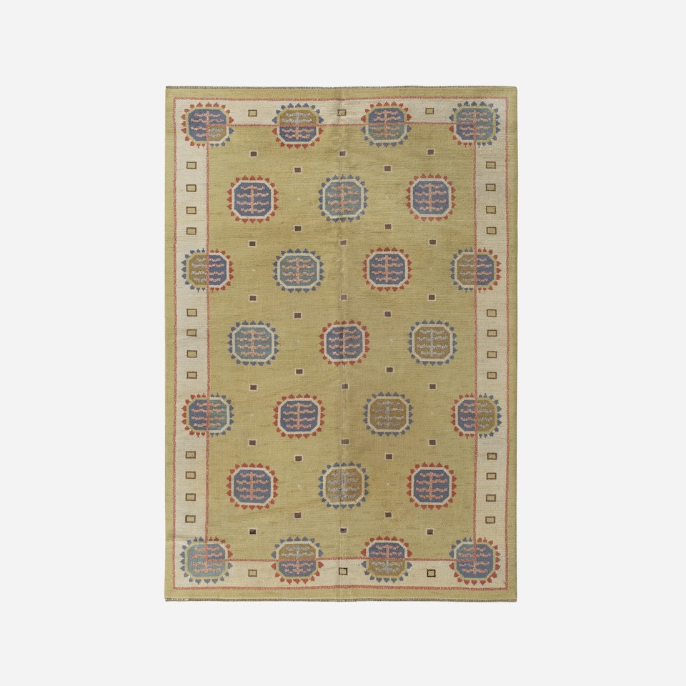 Skriftlösa pile carpet by Märta Maas-Fjetterström