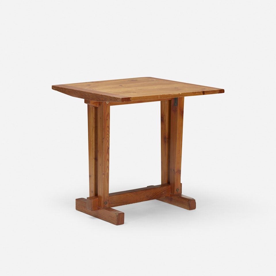 table from Les Arcs, Savoie by Charlotte Perriand