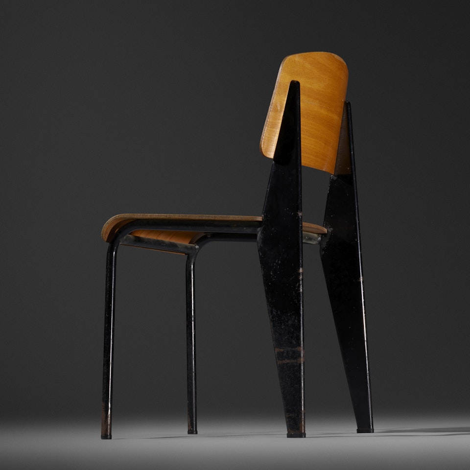 'Semi-Metal' chair, no. 305 by Jean Prouvé