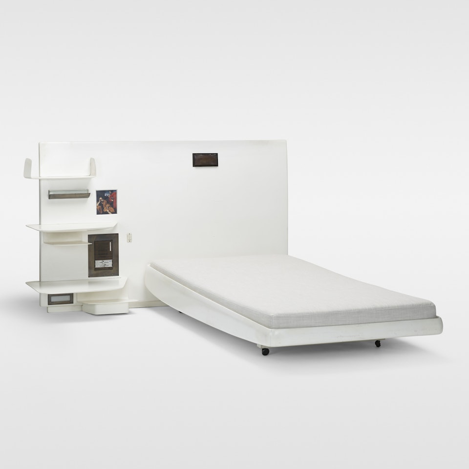 headboard and bed for X Selettiva by Gio Ponti