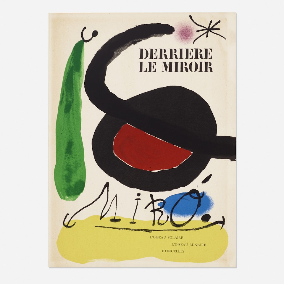 Derrière Le Miroir: L'Oiseau Solaire, L'Oiseau Lunaire - Etincelles by Joan Miró