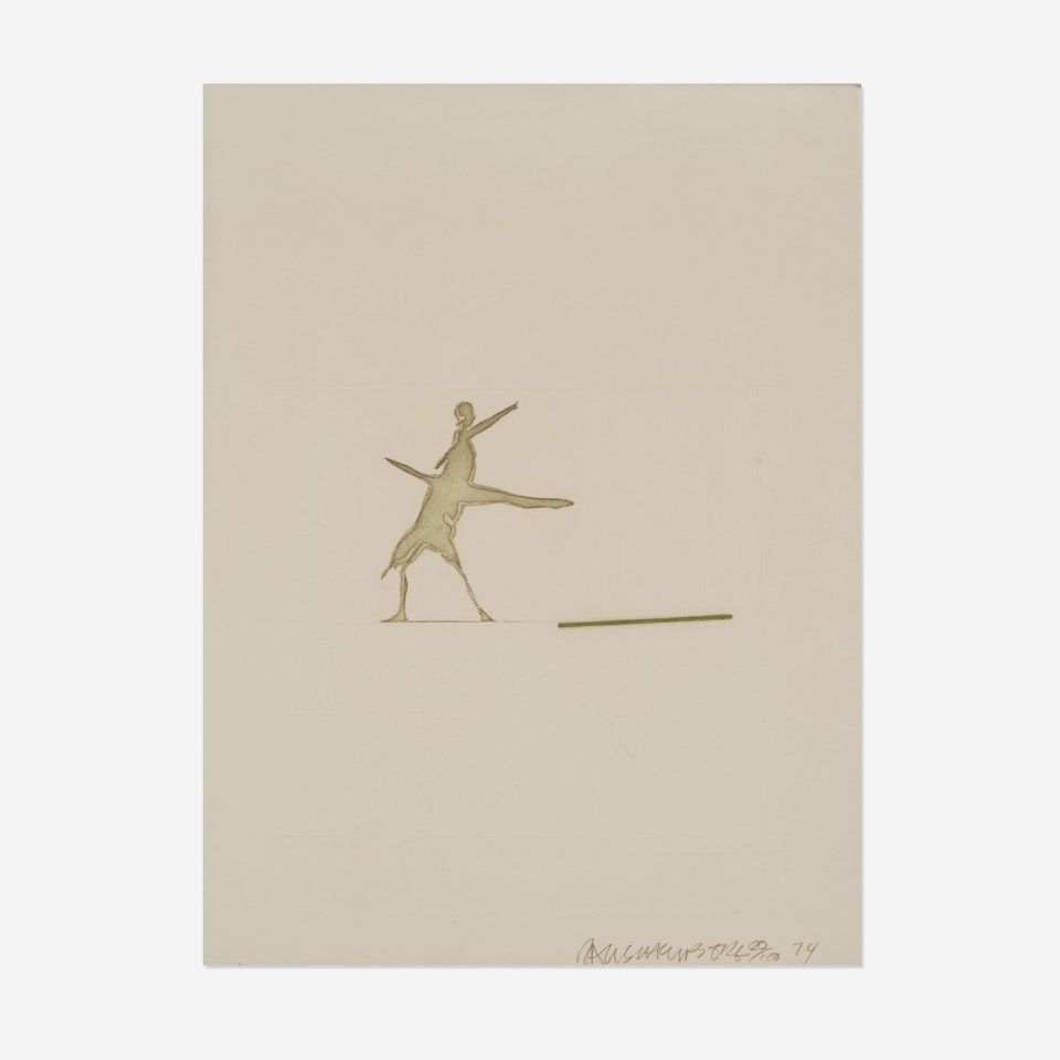 Cunningham Relief (from Merce Cunningham portfolio) by Robert Rauschenberg
