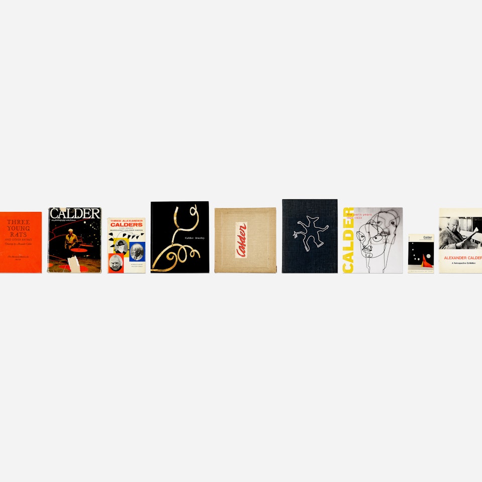 collection of fifteen books by Alexander Calder