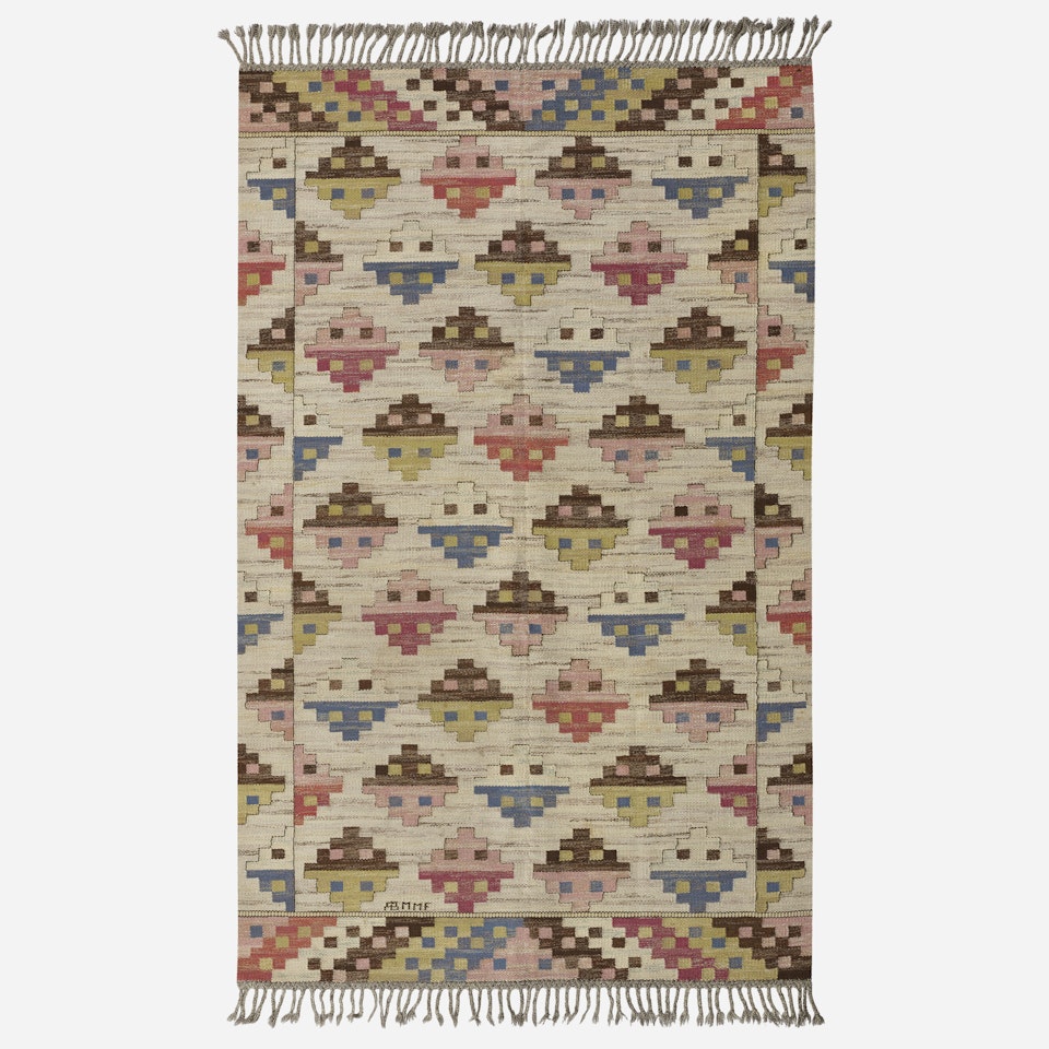 Munka Ljungby flatweave carpet by Märta Maas-Fjetterström