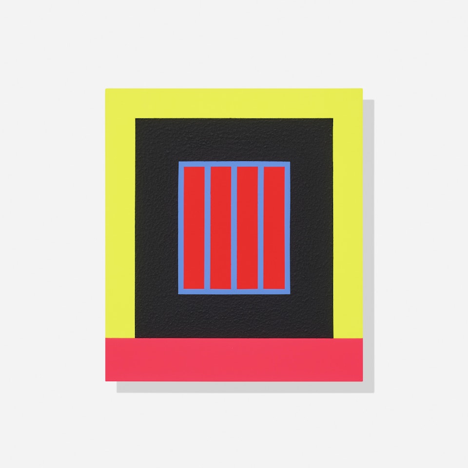 Black Prison by Peter Halley