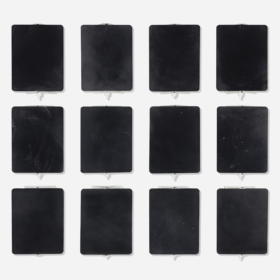 wall sconces, set of twelve by Charlotte Perriand