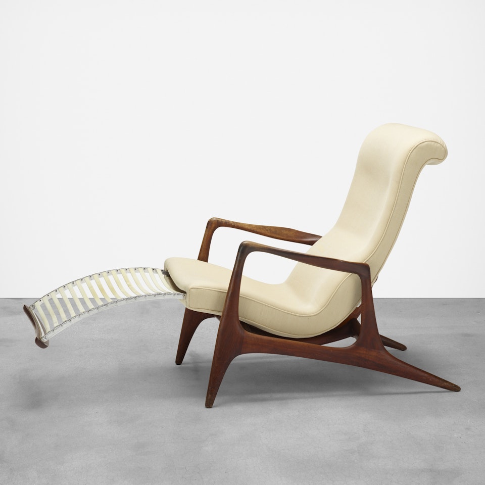 Multi-position lounge chair, model VK100 by Vladimir Kagan