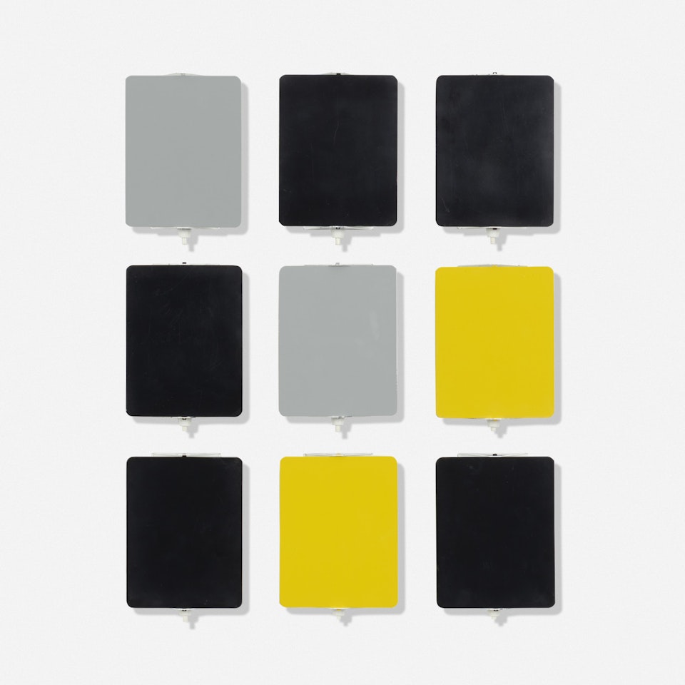 wall sconces, set of nine by Charlotte Perriand