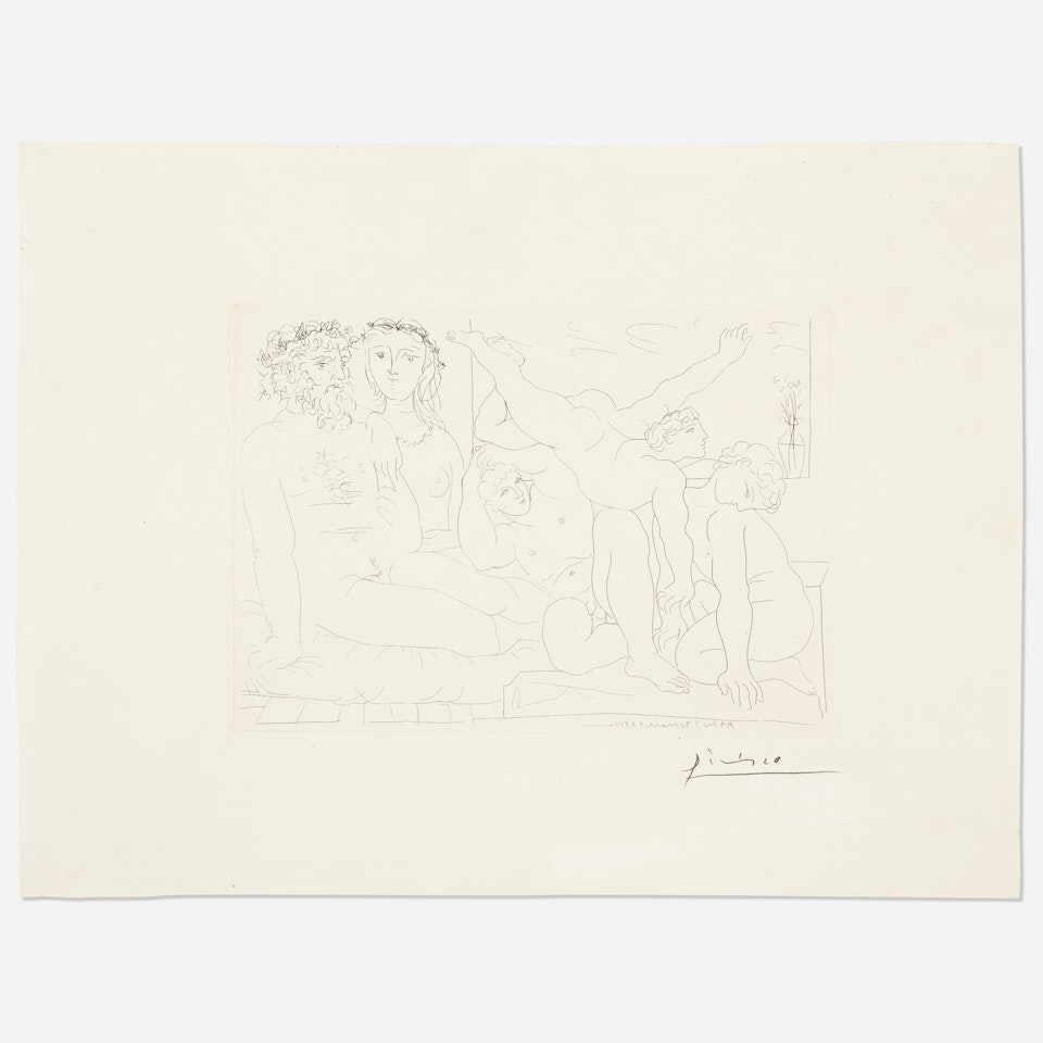 Famille de Saltimbanques (from the Vollard Suite) by Pablo Picasso