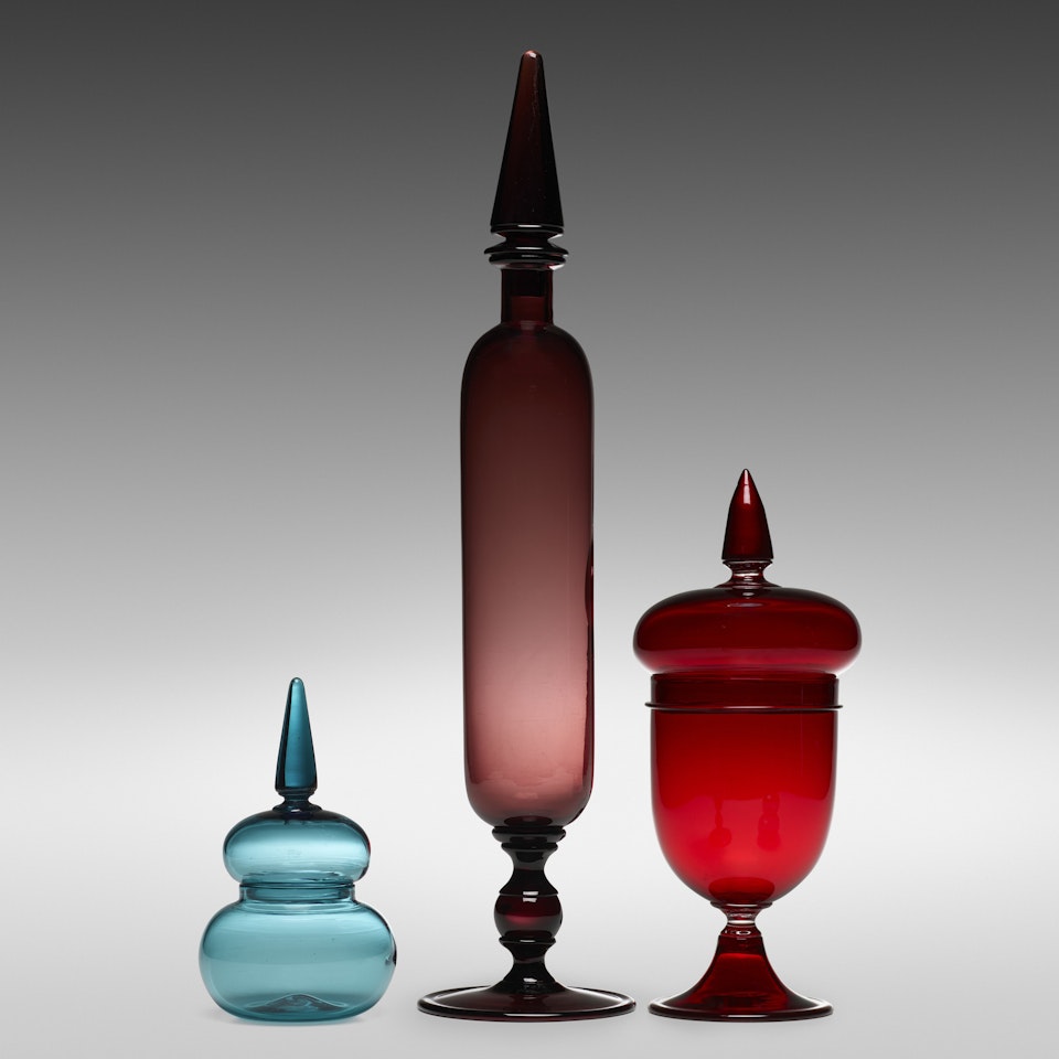 Apothecary vessels, set of three by Paolo Venini