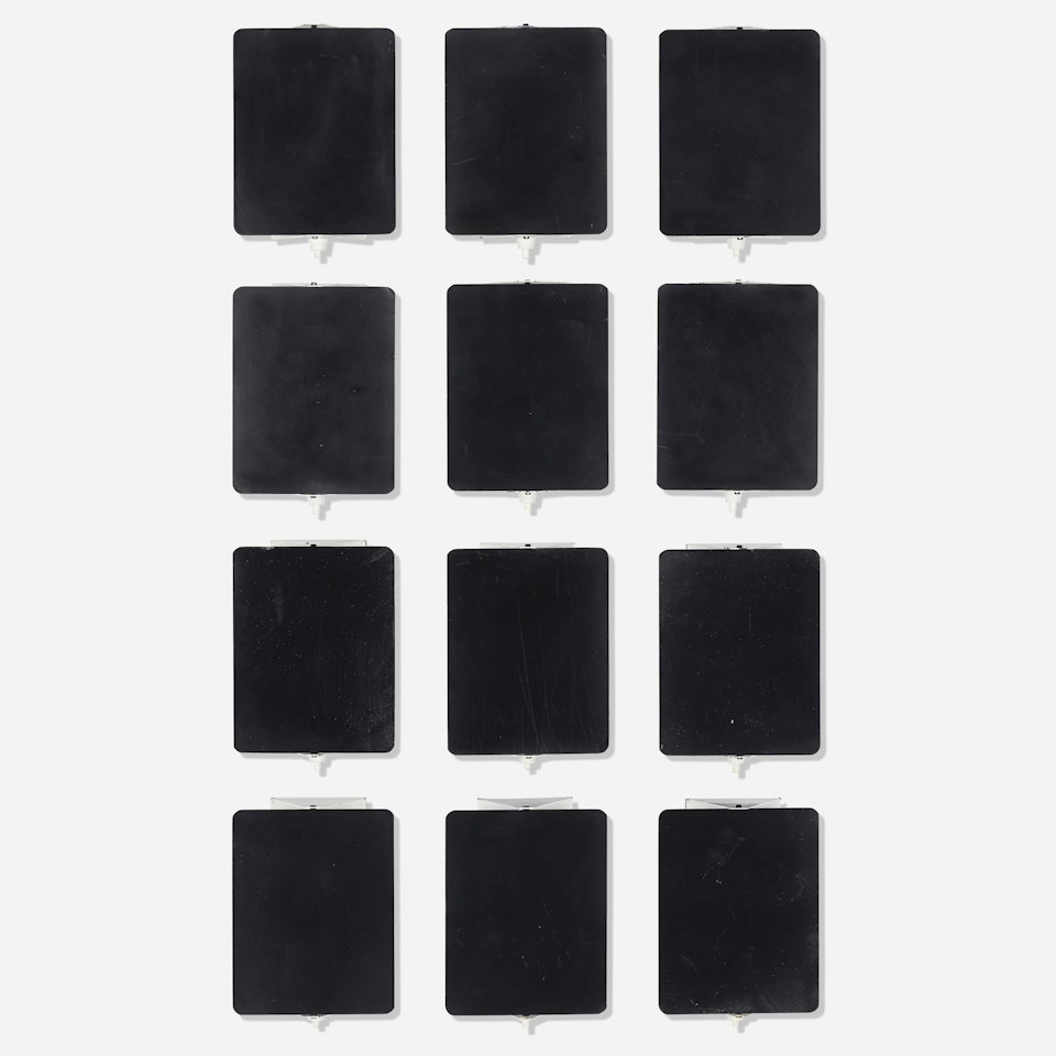 wall sconces, set of twelve by Charlotte Perriand