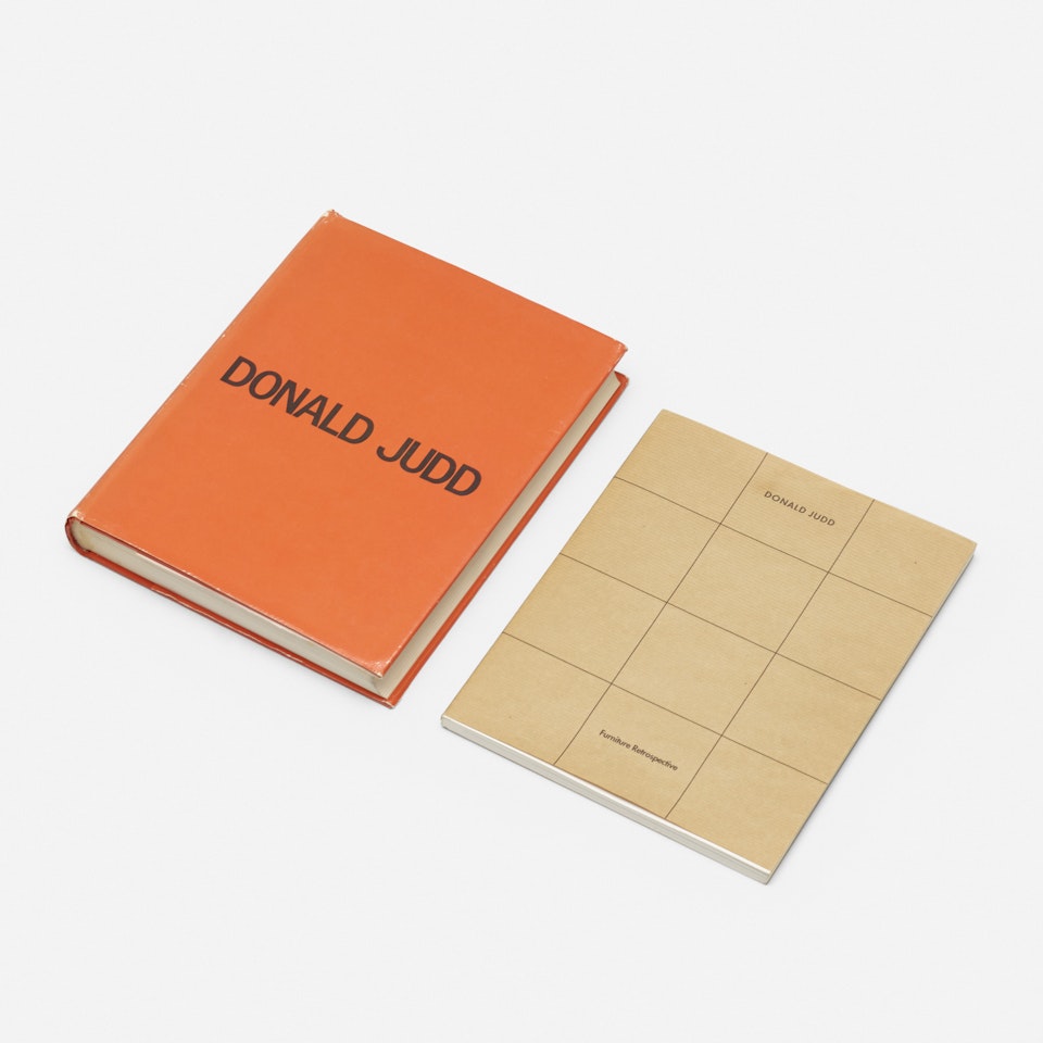 two books by Donald Judd