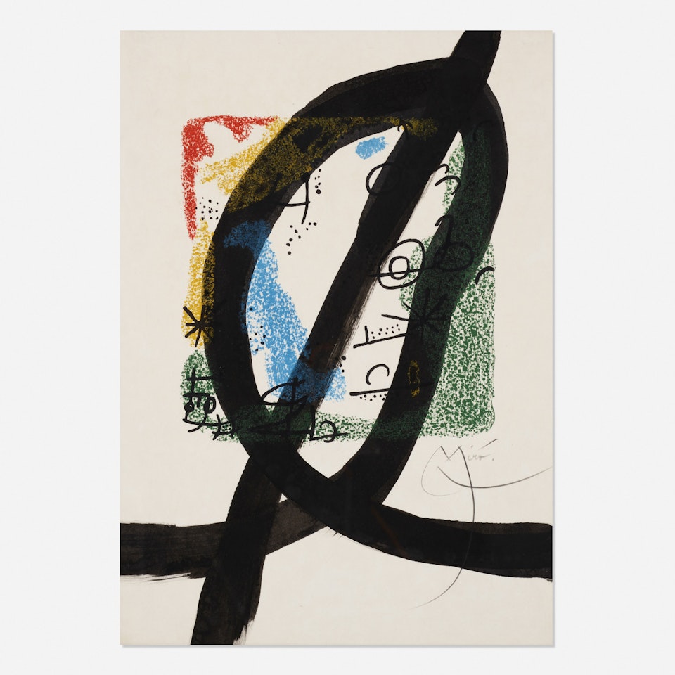 Les Essències de la Terra (one plate) by Joan Miró