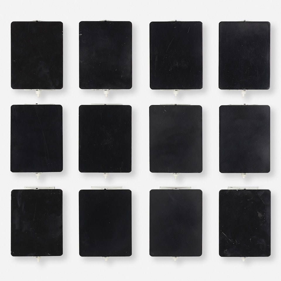 wall sconces, set of twelve by Charlotte Perriand