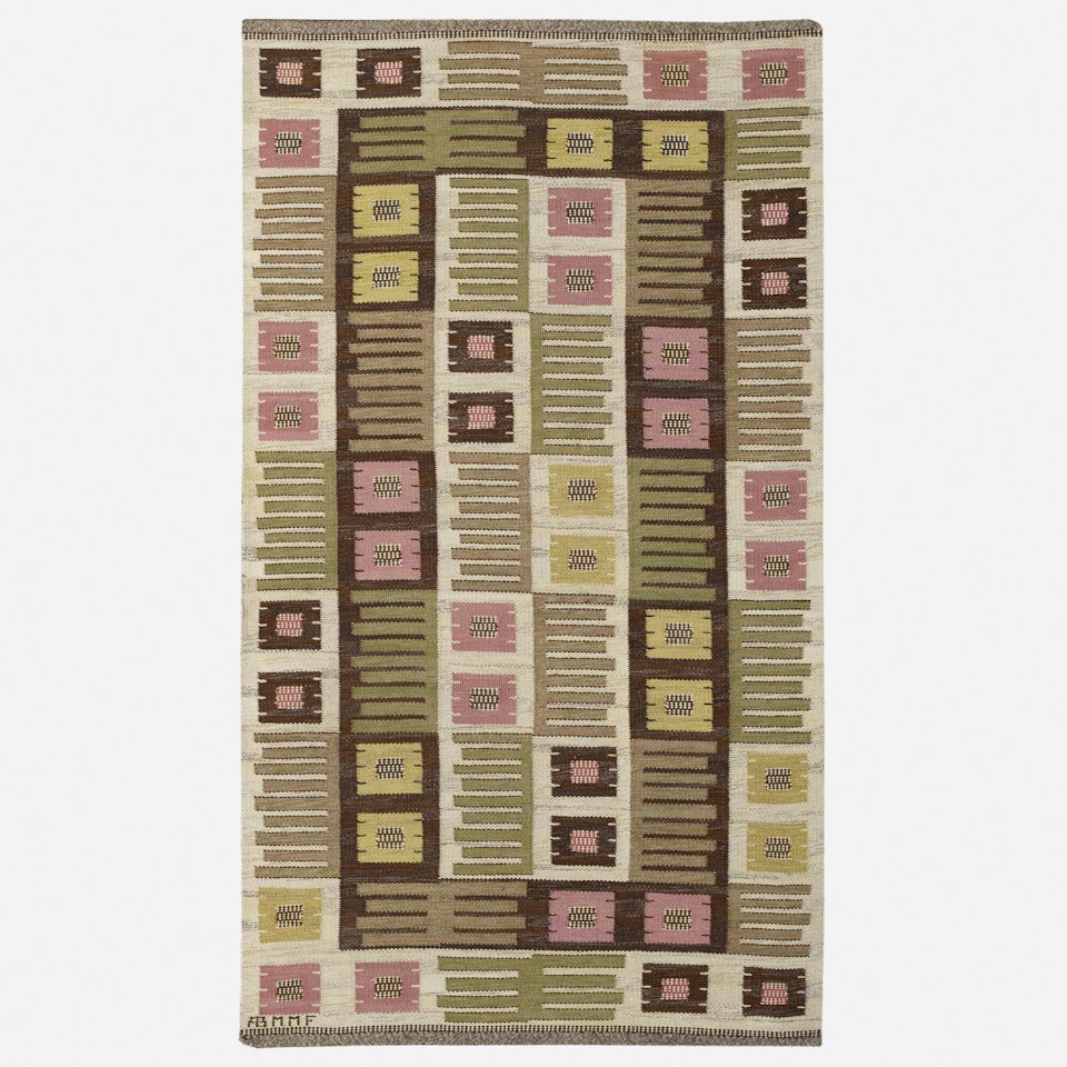 Nyponblomman carpet by Märta Maas-Fjetterström