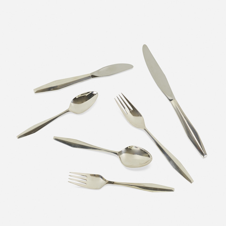 Diamond silverware by Gio Ponti