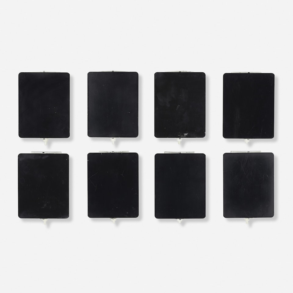 wall sconces, set of eight by Charlotte Perriand