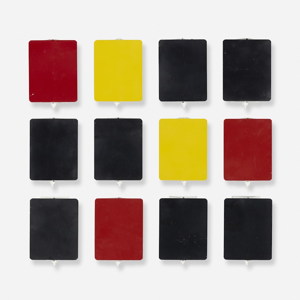 wall sconces, set of twelve by Charlotte Perriand
