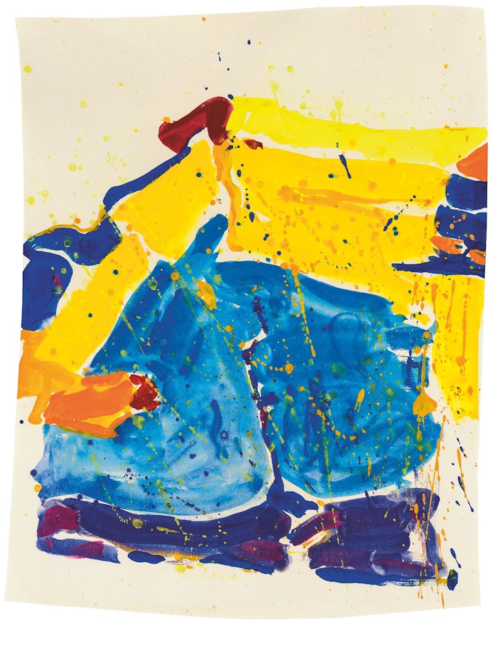 UNTITLED (SF60-1367) by Sam Francis