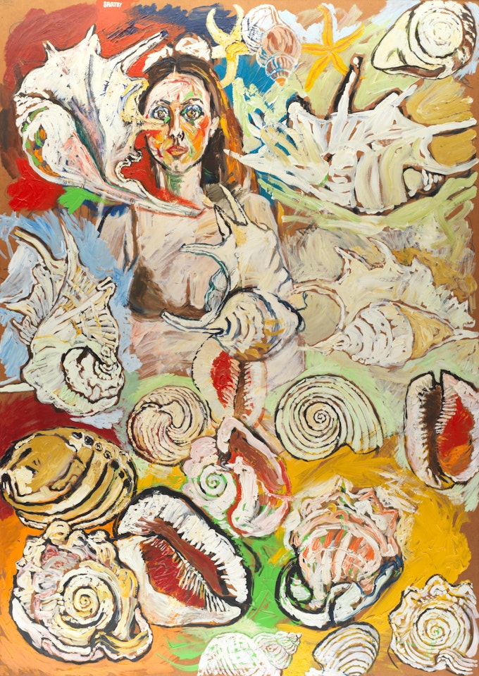 Patti and Shells by John Bratby