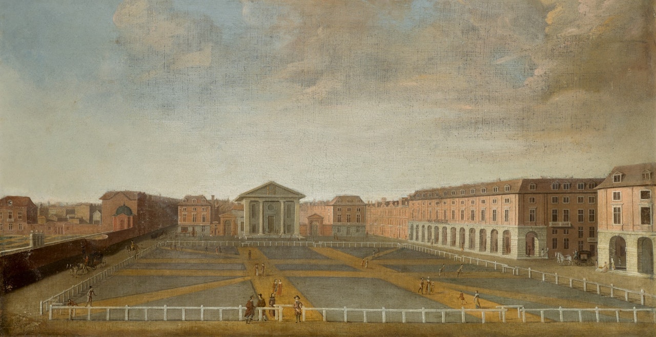 LONDON, A VIEW OF THE PIAZZA, COVENT GARDEN by English School