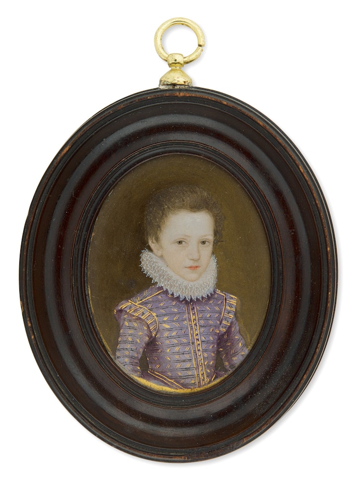 PORTRAIT OF A YOUNG BOY by Continental School
