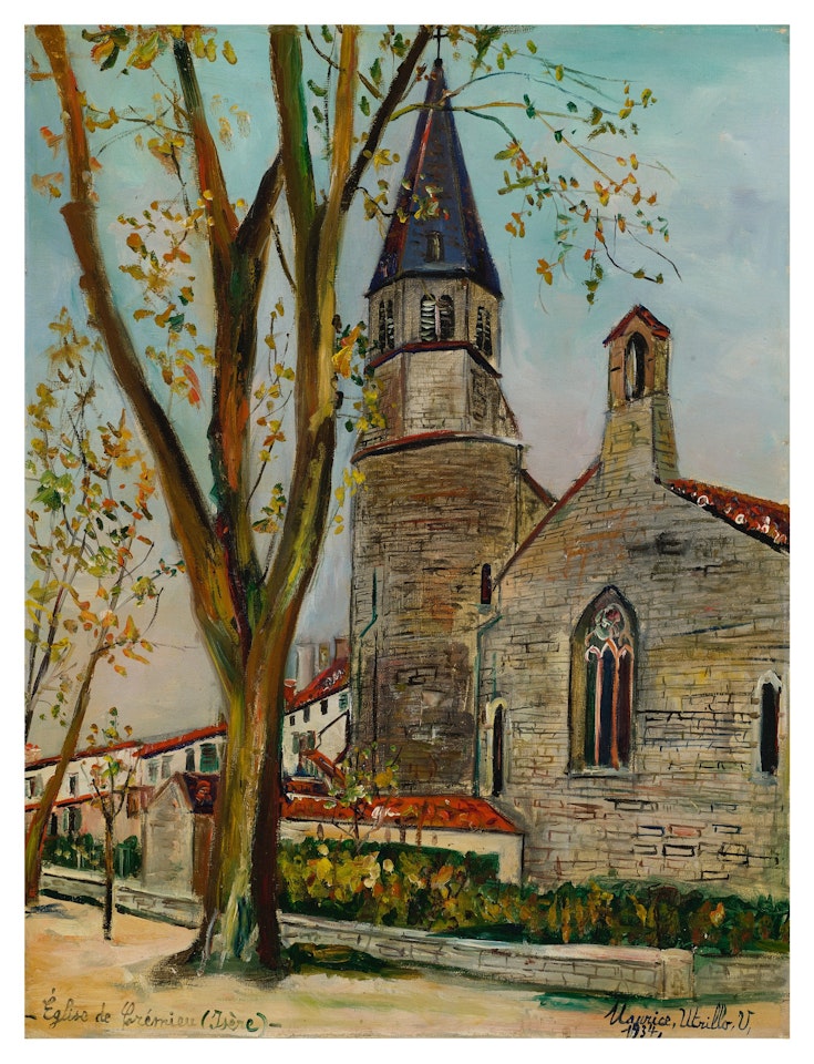 ÉGLISE, CRÉMIEUX (ISÈRE) by Maurice Utrillo