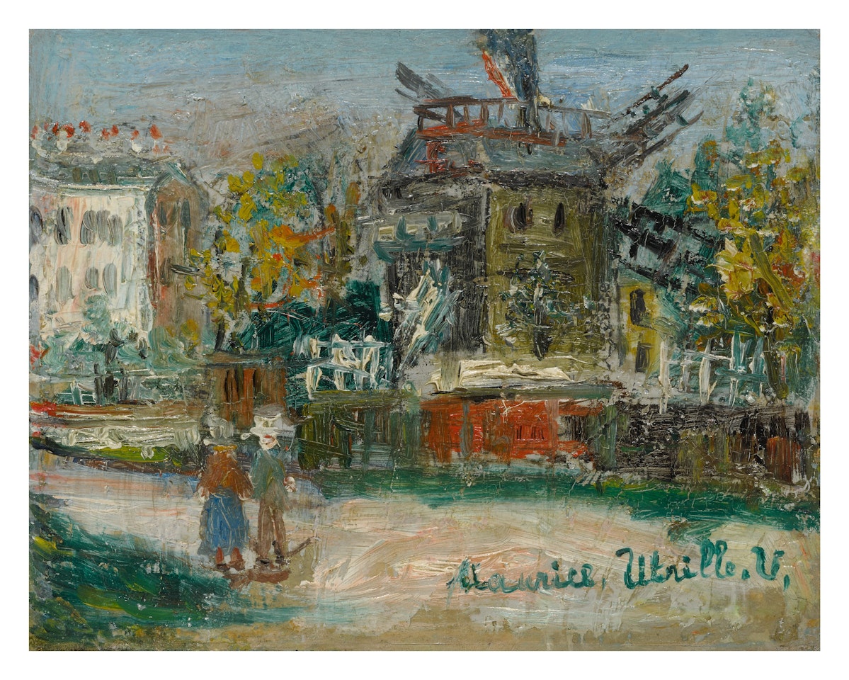 MOULIN DE LA GALETTE by Maurice Utrillo
