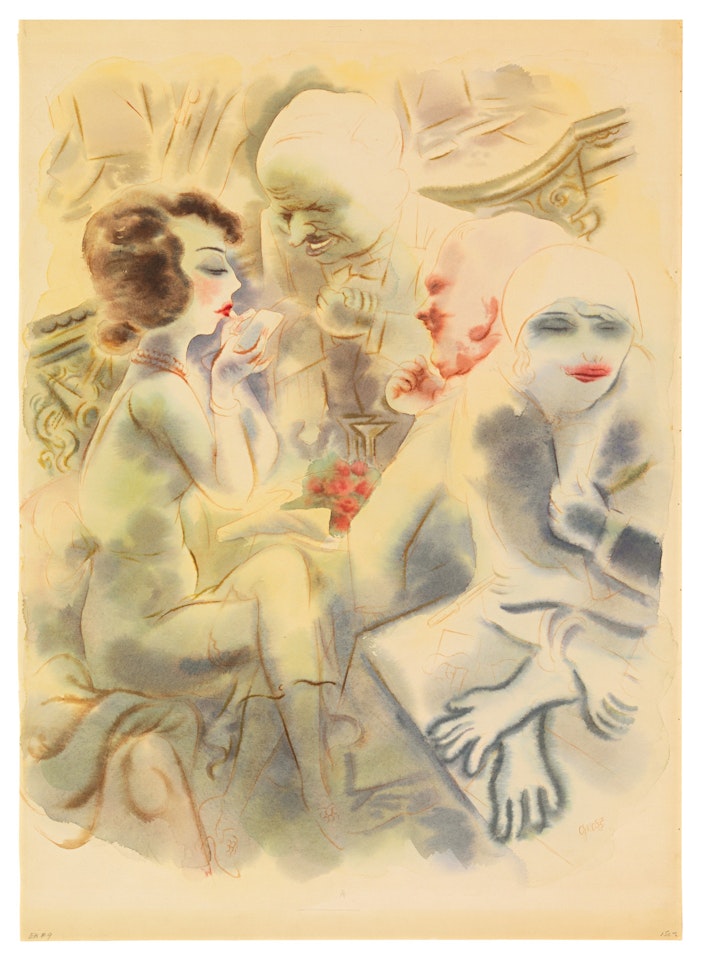 BLICK HINEIN (LOOKING IN) by George Grosz