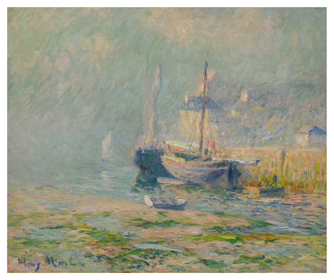 Bateaux à marée basse by Henry Moret