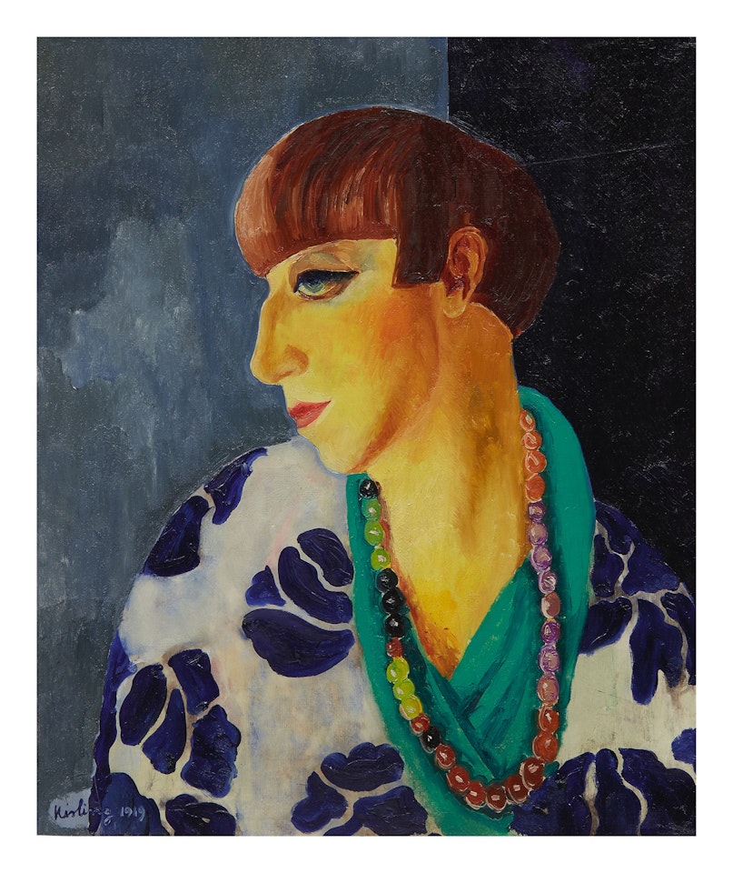 PORTRAIT DE MME RENÉE KISLING by Moïse Kisling