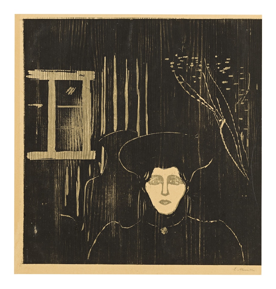 MOONLIGHT II (SCHIEFLER 81B; WOLL 202) by Edvard Munch
