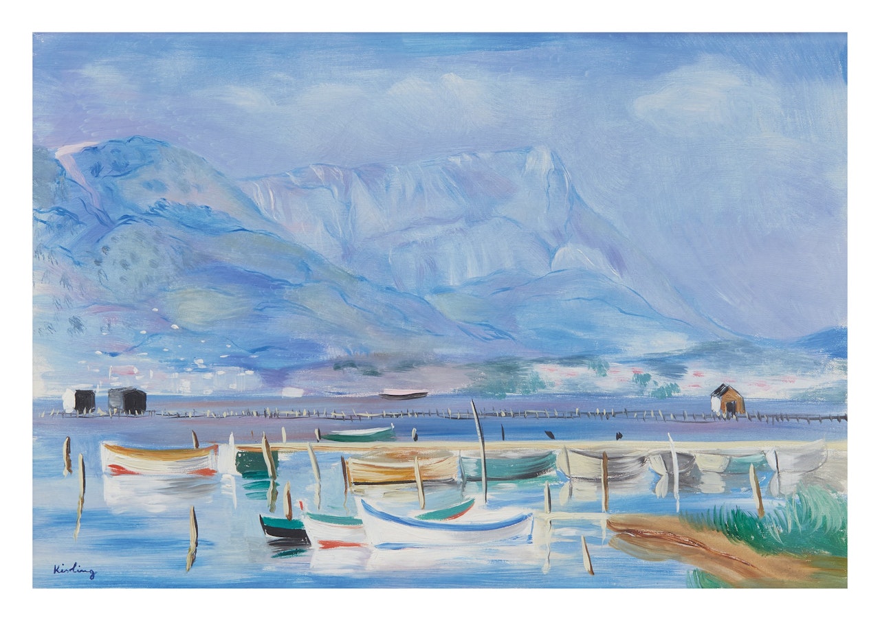 PORT DE TAMARIS by Moïse Kisling