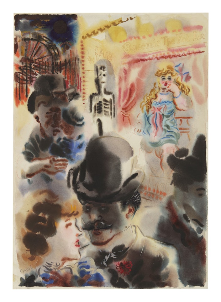 BRICKDUST ROW by George Grosz