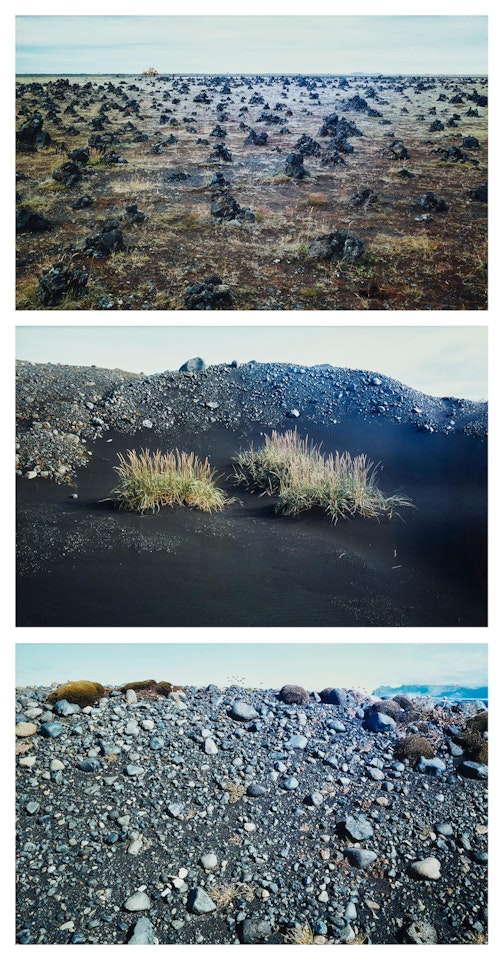Untitled numbers 56 66 and 67 from the series "Iceland" by Olafur Eliasson