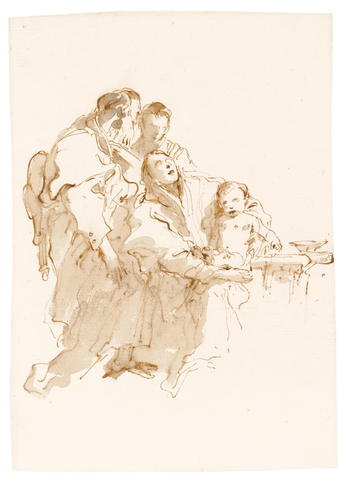 Sainte Famille by Giovanni Battista Tiepolo
