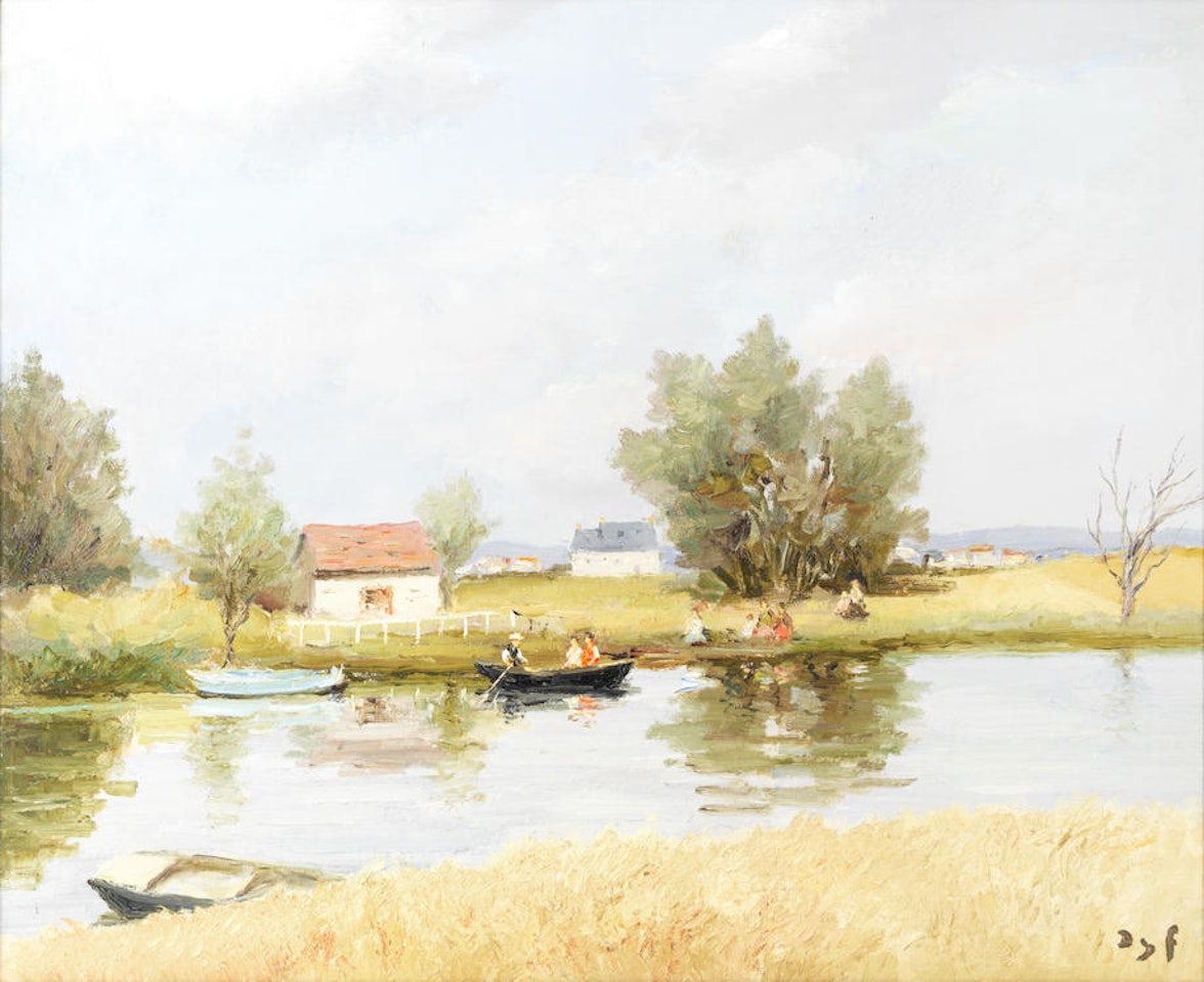 Rivière aux amoureux by Marcel Dyf