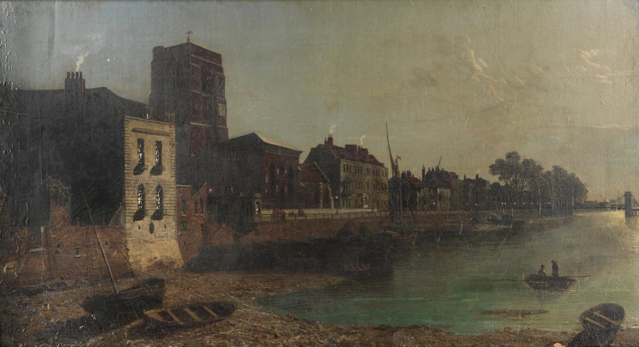 Cheyne Walk Chelsea by Henry Pether